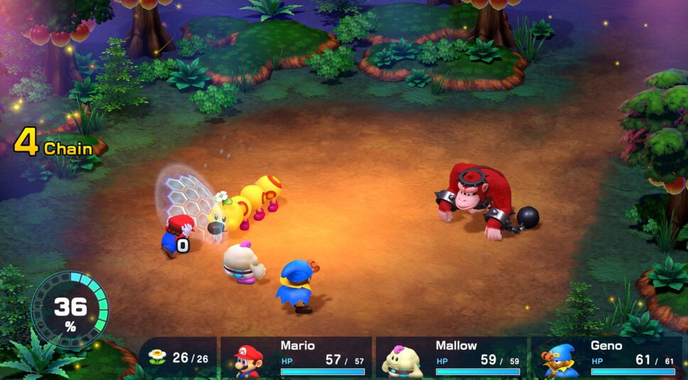 mario mallow und geno aretten Donkey Kong im Super mario rpg remake