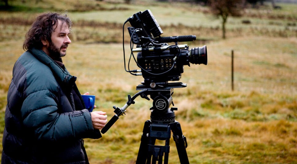 Peter Jackson bei den Dreharbeiten zu "In meinem Himmel" hinter der Kamera