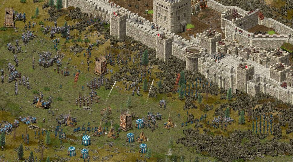 Angriff im Strategiespiel Stronghold: Definitive Edition Remaster Kritik