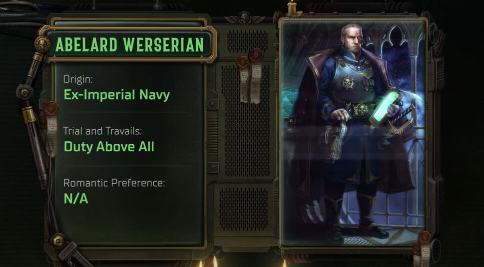 Truchsess Abelard aus Warhammer 40K: Rogue Trader