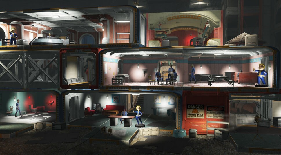 Bunker aus der Fallout-Welt von innen.