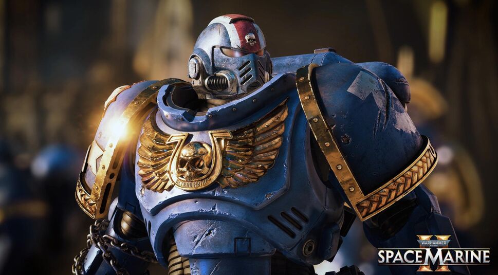 Titus als Space Marine in Warhammer 40k Space Marine 2