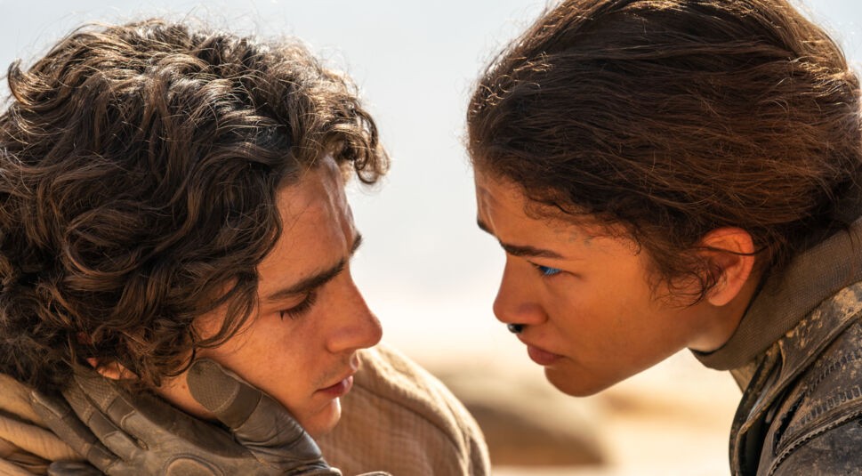 Timothée Chalamet und Zendaya in Dune 2