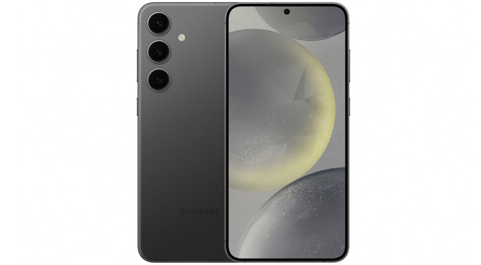 Das Galaxy S24+ in Grau