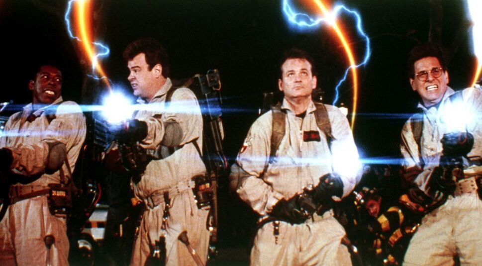 Ernie Hudson, Dan Aykroyd, Bill Murray und Harold Ramis in "Ghostbusters 2"