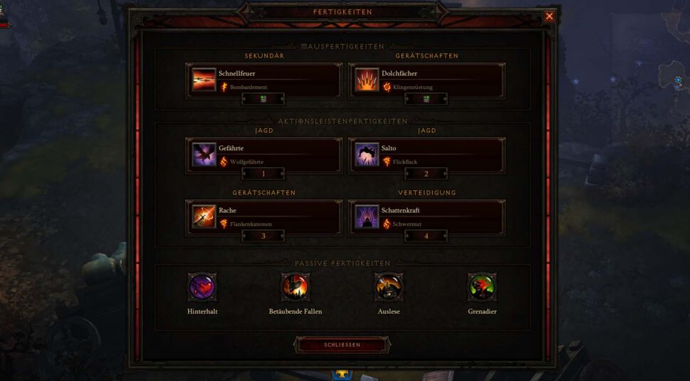 Ein Dämonenjäger in Diablo 3