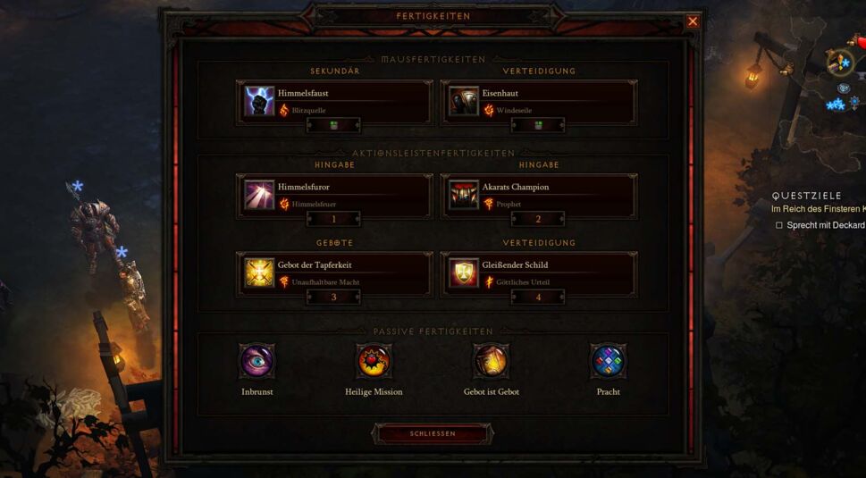 Ein Kreuzritter in Diablo 3