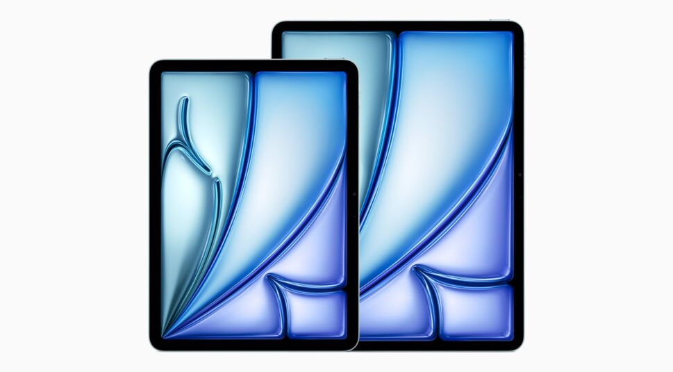 Das iPad Air in den Größen 11 und 13 Zoll.