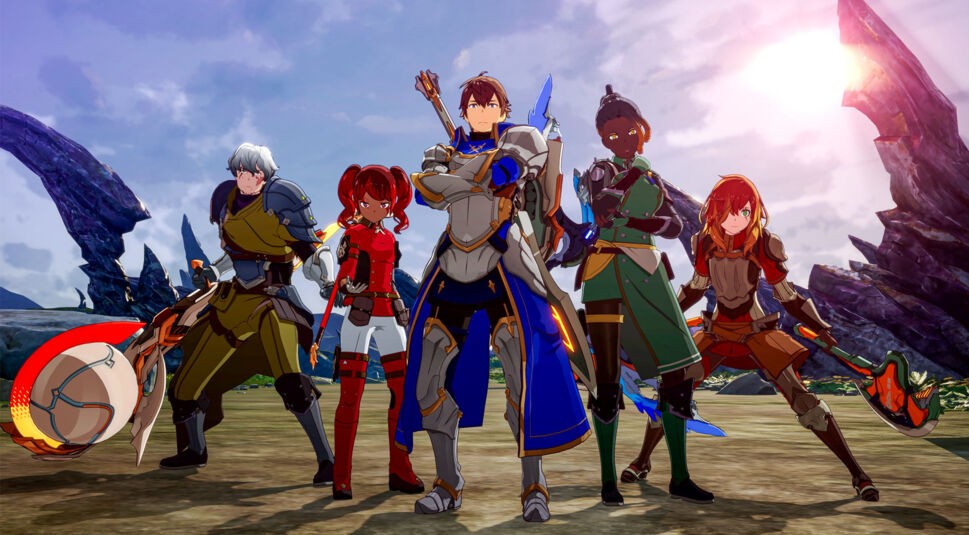 Die 5 verschiedenen Klassen aus dem Game Blue Protocol