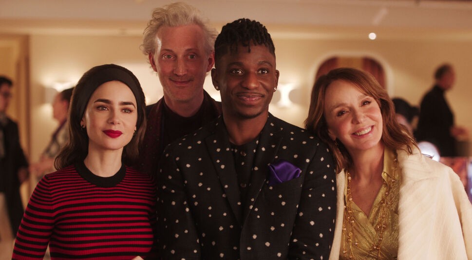 Lily Collins und Co in Emily in Paris