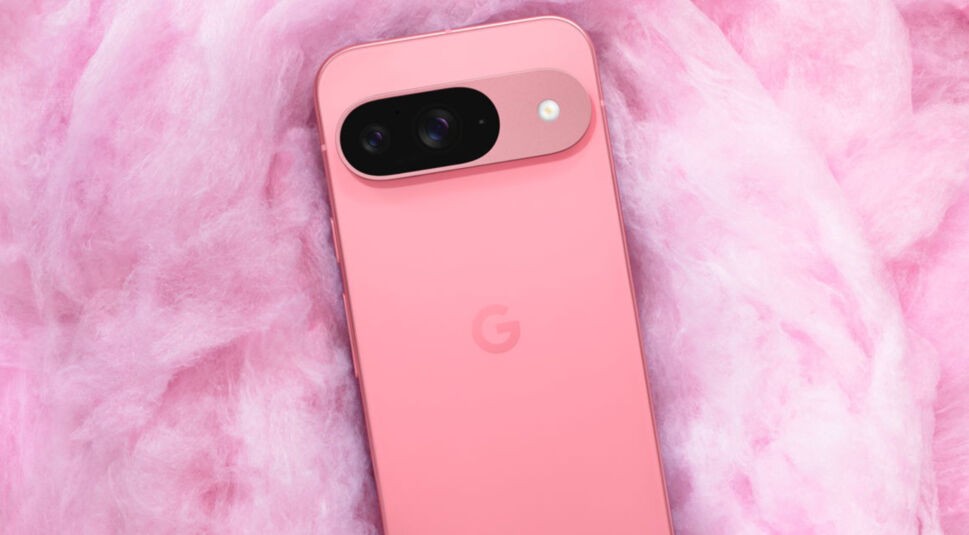 Pixel 9 in der Farbe "Peony"