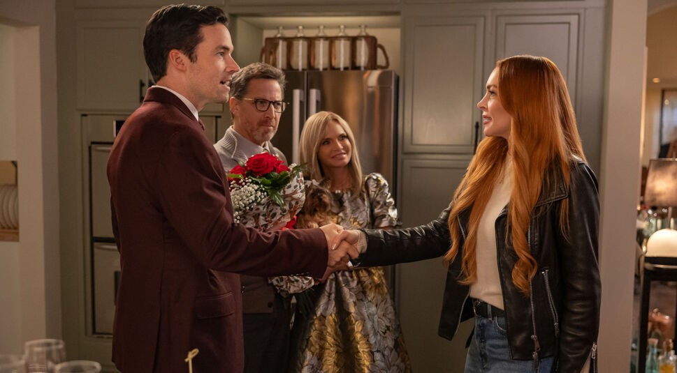 Lindsay Lohan und Ian Harding in Our Little Secret.