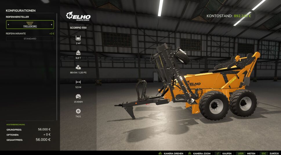 Ein Steinsammler der Firma Elho in Landwirtschafts-Simulator 25