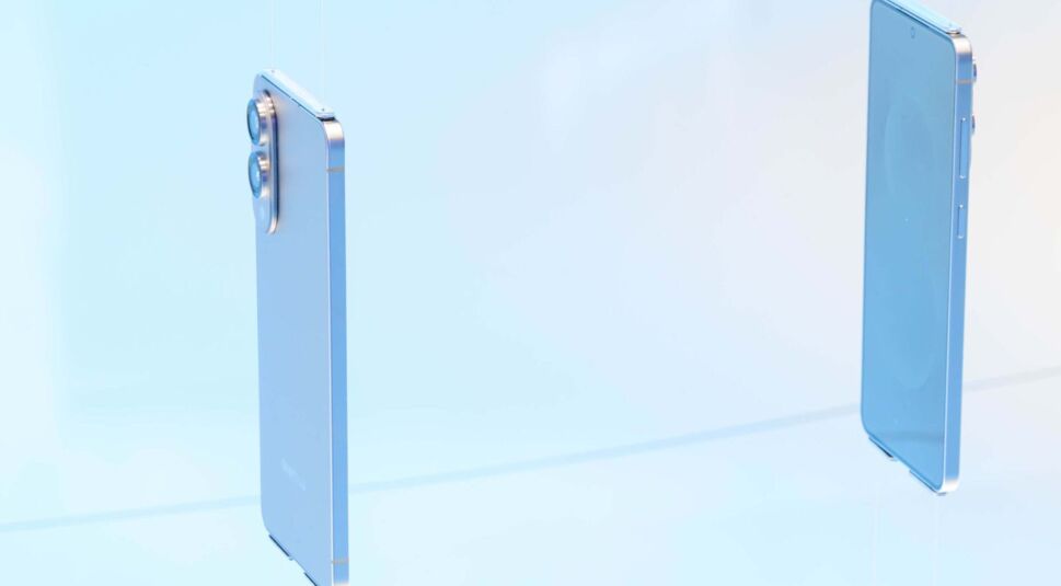 Das Galaxy S25 Edge ist auf der MWC 2025 ausgestellt.