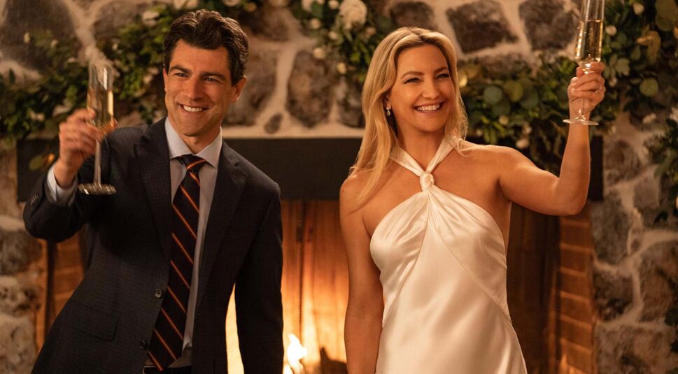 Max Greenfield und Kate Hudson in Running Point