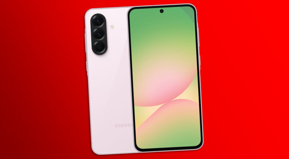 Das Galaxy A56 in der Farbe Awesome Pink