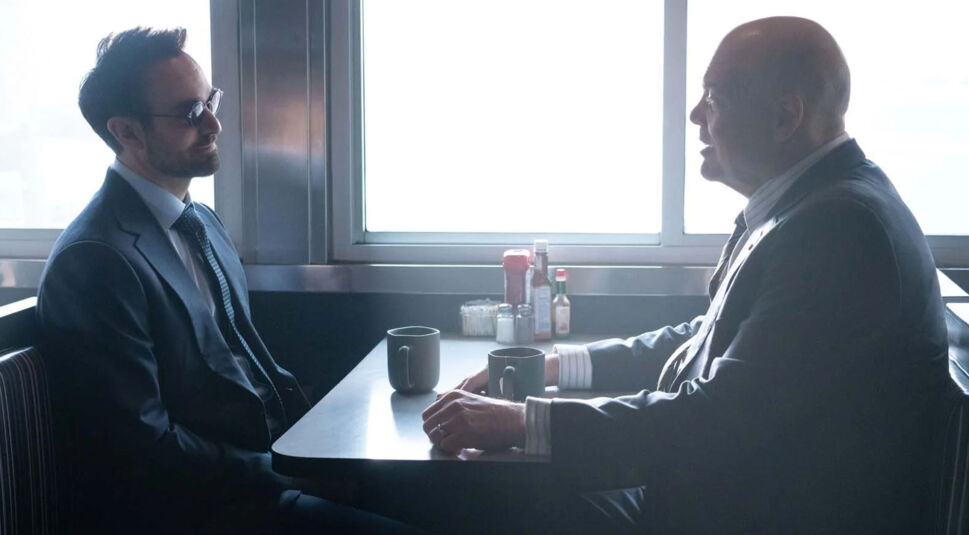 Charlie Cox und Vincent D'Onofrio in Daredevil: Born Again