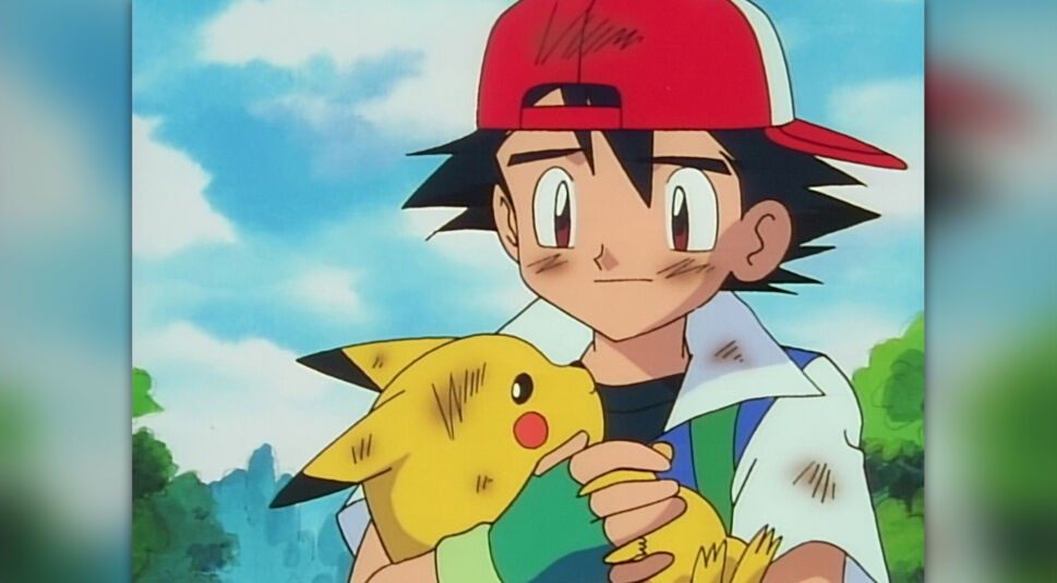 Ash und Pikachu in der Pilotfolge von „Pokémon“