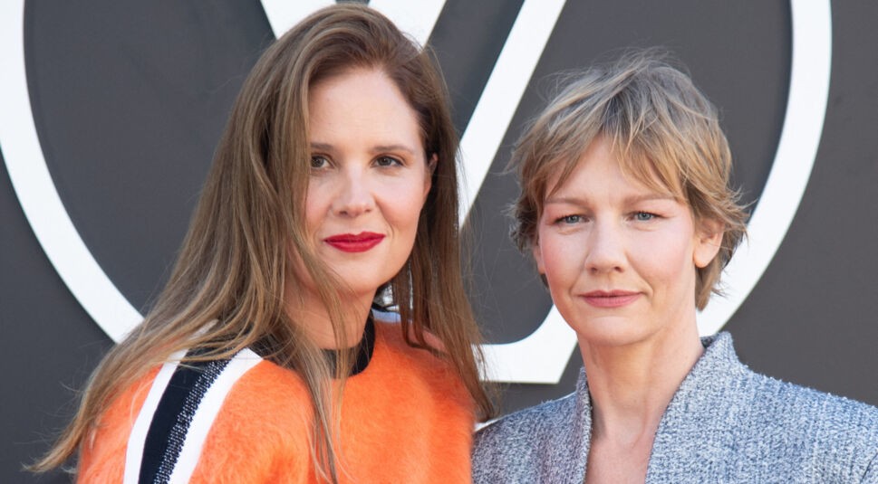 Justine Triet und Sandra Hüller im Rahmen der Pariser Modewoche 2025.