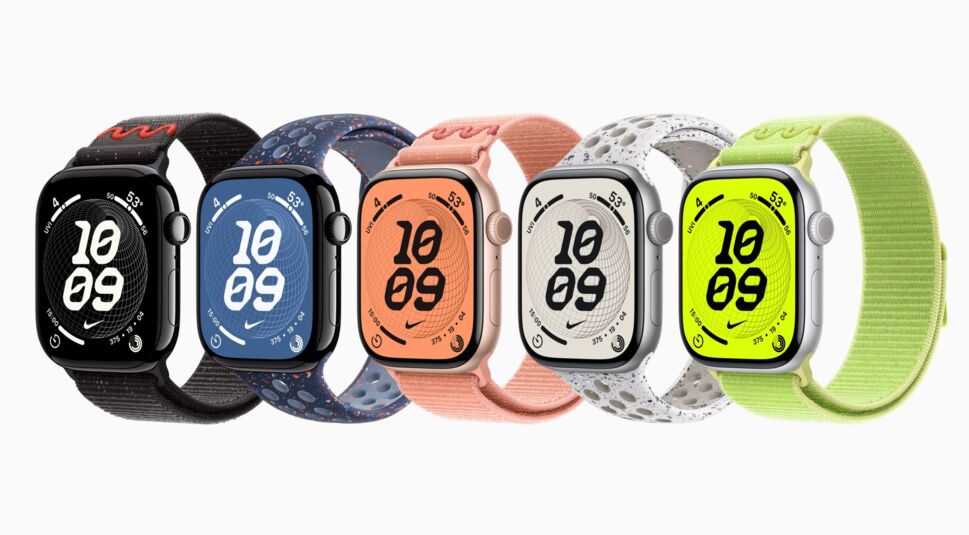 Unterschiedliche Nike-Armbänder für die Apple Watch 11