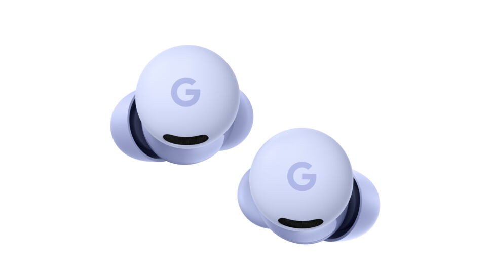 Die Kopfhörer Pixel Buds 2a in Blau