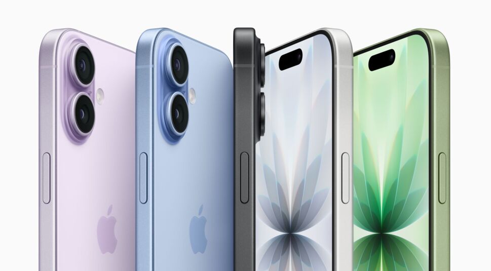 Das Farben-Line-up des iPhone 17