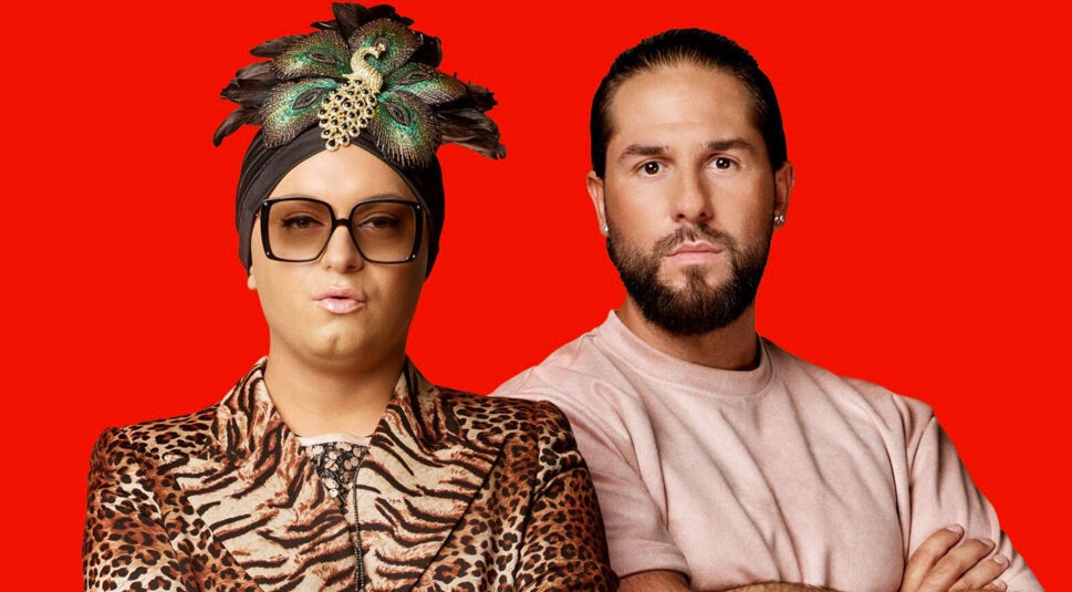 Dieses Bild zur Sendung Die Abrechnung bei ProSieben zeigt zwei Personen.