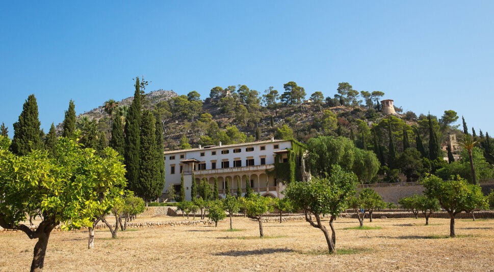 Landhaus Raixa in Bunyola auf Mallorca, Balearen, Spanien.