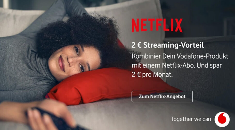 Netflix Streaming Vorteil Angebot Banner