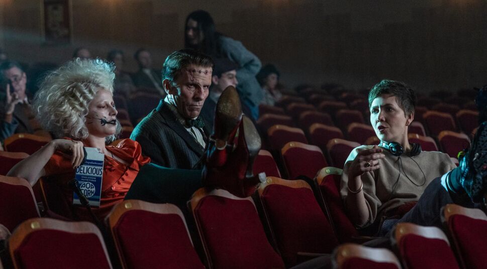 Am Set vom Film The Bride! sind Jessie Buckley, Christian Bale und Maggie Gyllenhaal