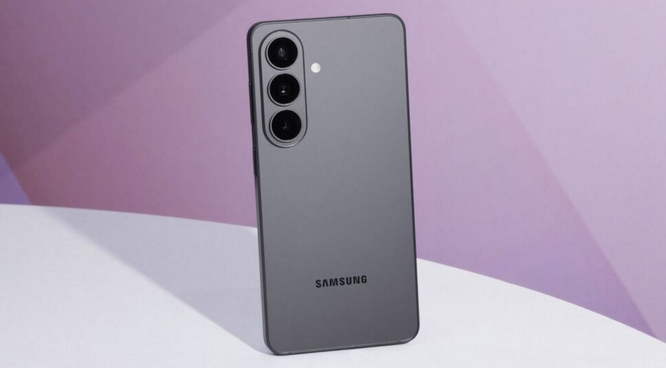 Das Samsung Galaxy S26 in der Farbe "Black".