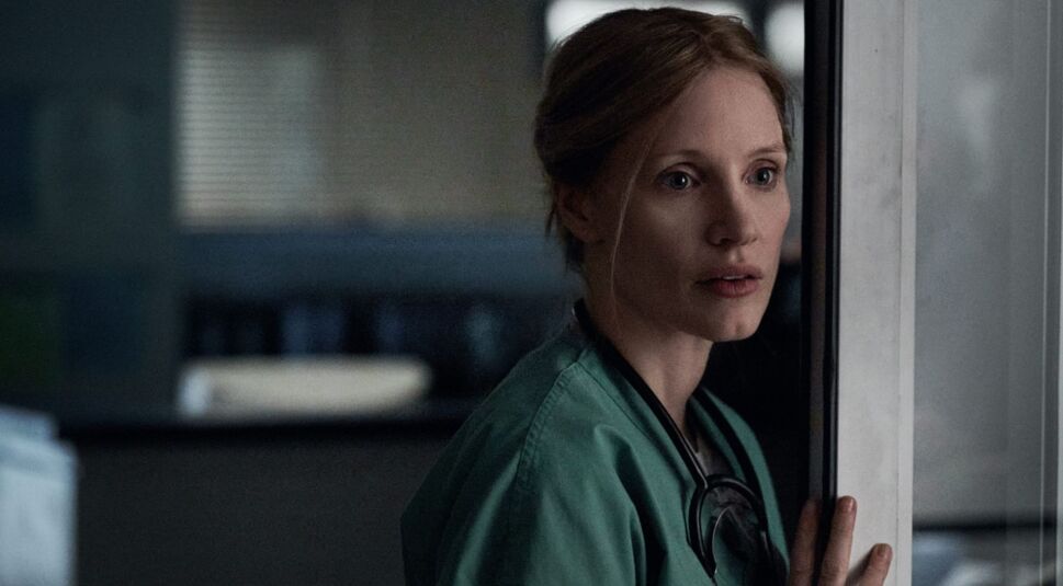 Jessica Chastain als Krankenschwester Amy Loughren in einer Szene von "Good Nurse".