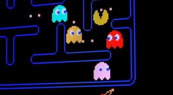 Vintage Pacman video game