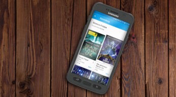 Google Bücher auf einem Samsung-Smartphone