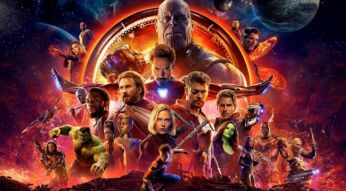 Das Bild zeigt das Filmposter von Avengers: Infinity War.