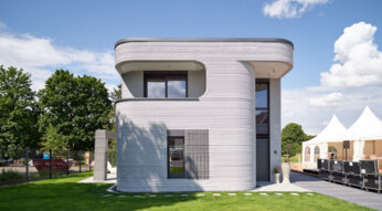 Ein Haus aus dem 3D-Drucker