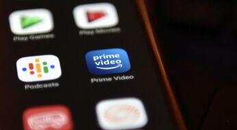 Prime-Video-App-Icon auf einem Smartphone