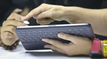 Das neue iPad Pro wird getestet.