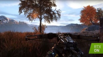 Screenshot aus dem Raytracing-Videospiel Metro Exodus