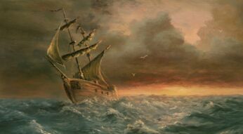 Piratenschiff wie aus Fluch der Karibik