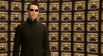 Keanu Reeves in dem Film „Matrix”.