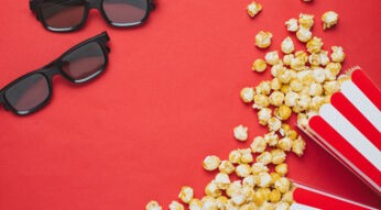 Popcorn und 3D-Brillen im Kino