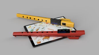 The Recorder reinvented: Blockflöte der Zukunft in Rot und Geld