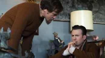 Bild aus dem Film „Knives Out” mit Michael Shannon und Chris Evans.
