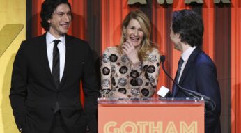 Adam Driver, Laura Dern und Noah Baumbach feiern den Sieg des Netflix-Films „Marriage Story” bei den Gotham Awards.