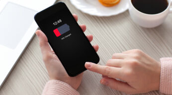 Smartphone Akku Anzeige