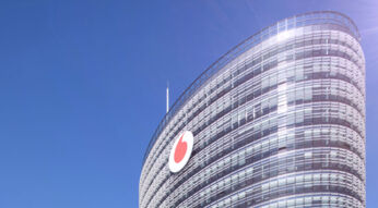 Bild von der Vodafone-Zentrale in Düsseldorf.
