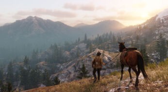 Berglandschaft in Red Dead Redemption