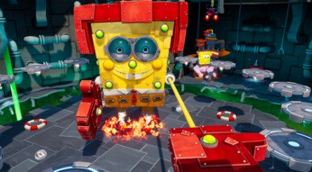 SpongeBob in "SpongeBob SchwammKopf: Battle for Bikini Bottom – Rehydrated"