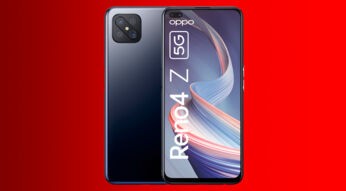 Das neue Oppo Reno4 Z 5G frontal und rückseitig.